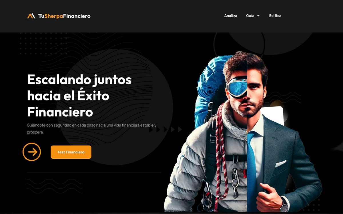 Tu Sherpa Financiero - Sistema de captación de leads con PDF automatizado